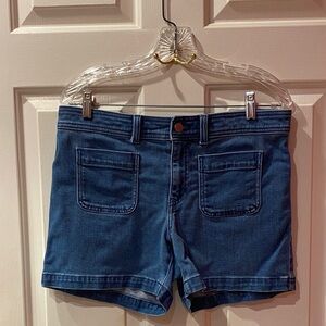 Talbots Denim Patch Pocket Women's Shorts Size 6P
